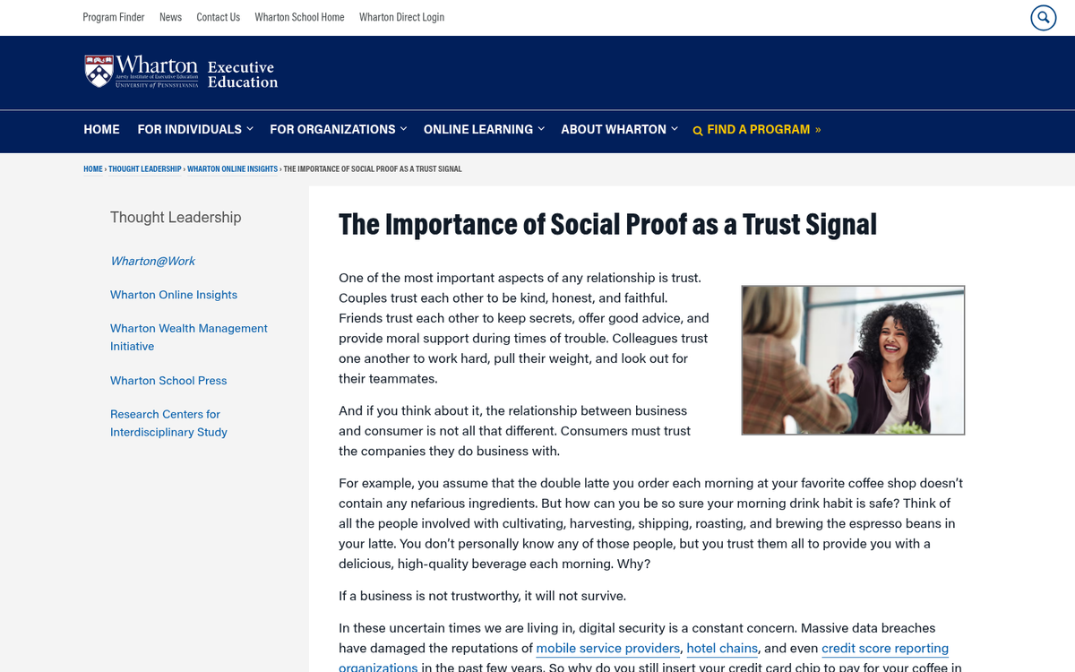 Handshake symbolizing trust and partnership