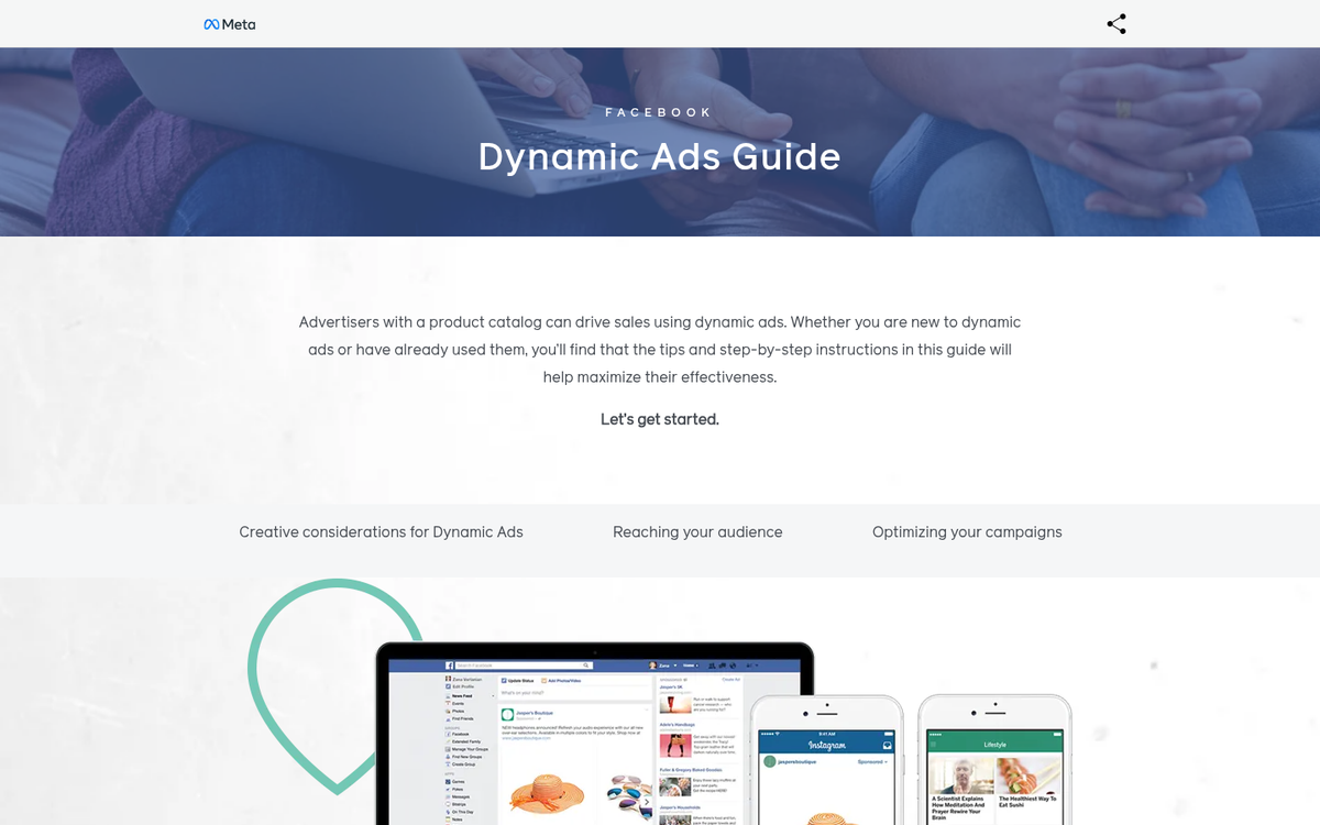 Standard advertising funnel without retargeting steps