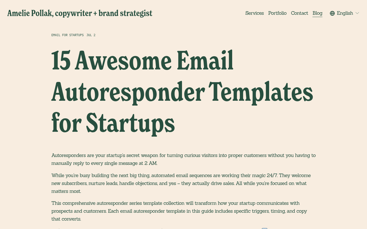 Upsell email scheduling calendar interface screenshot