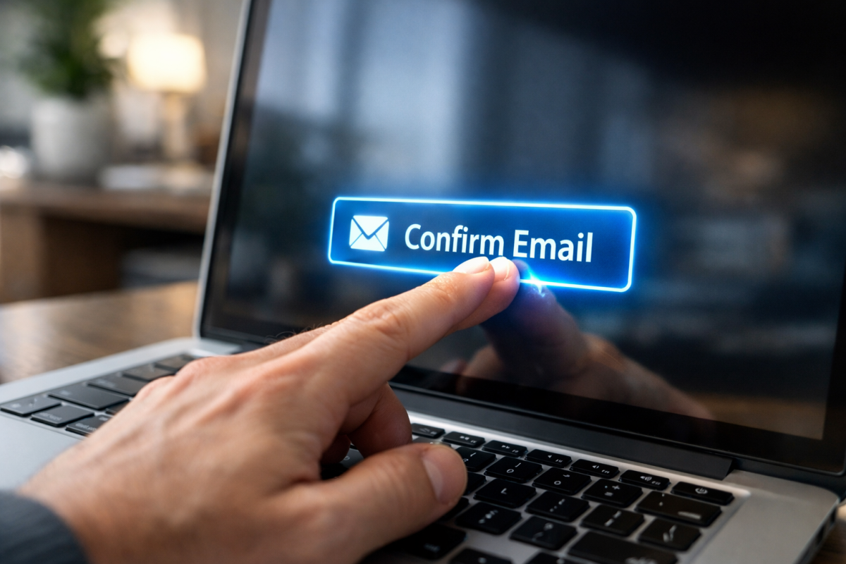 Email confirmation link in inbox example
