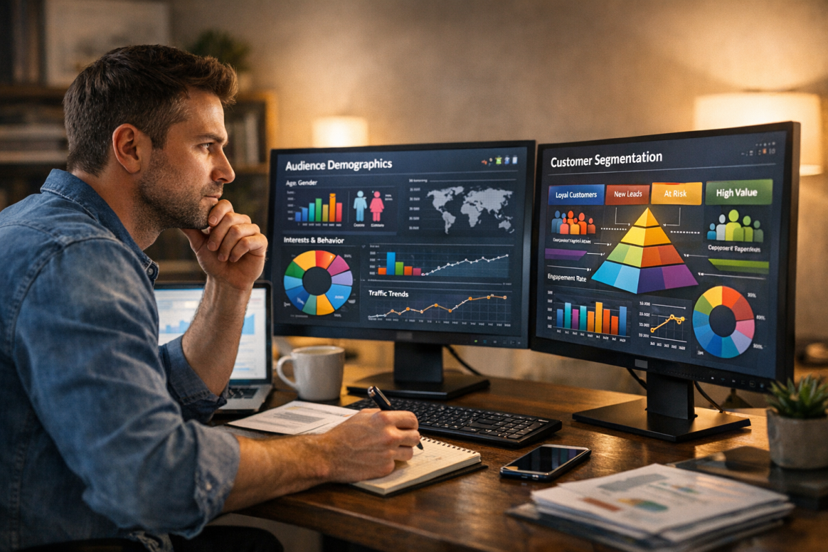 Personalized ad targeting a specific customer