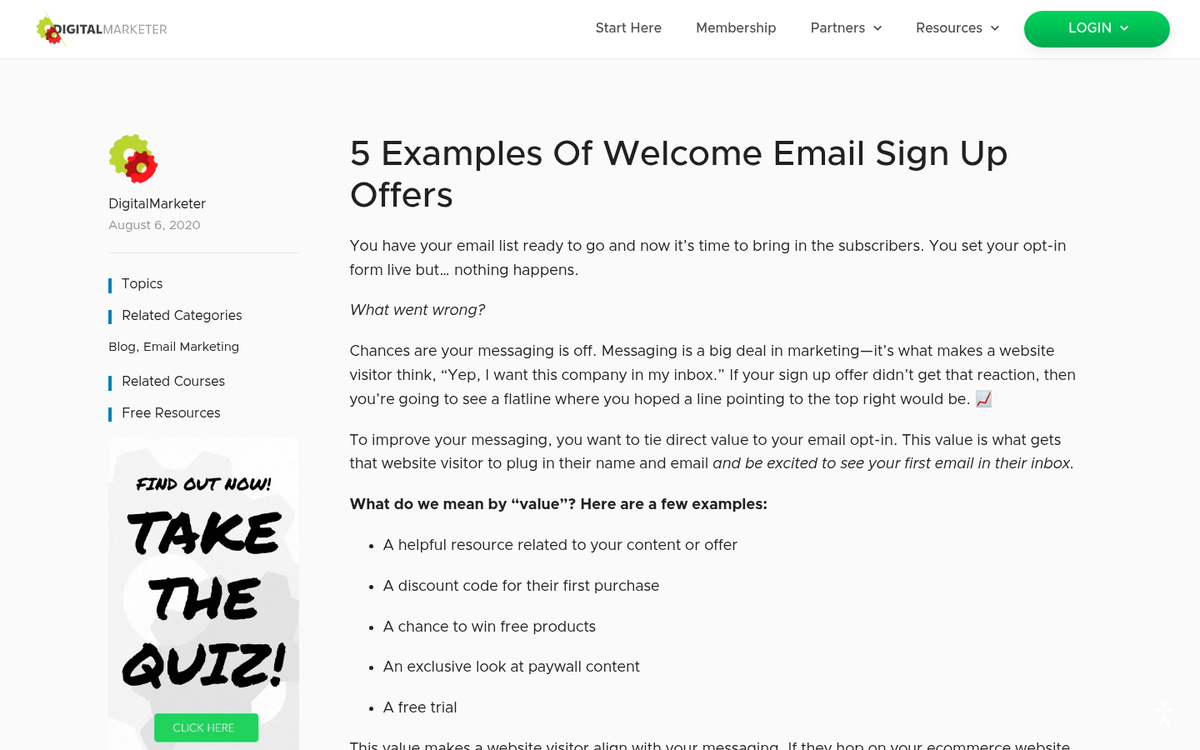 New user bonus promotion signup screen