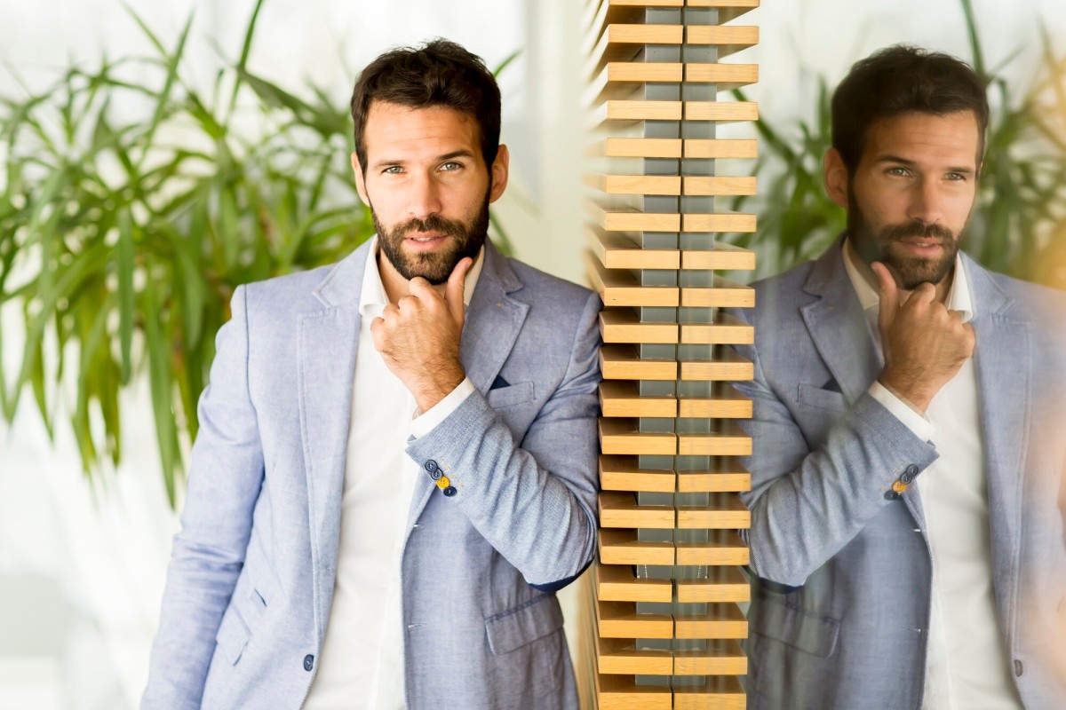 Businessman learning from failure and mistakes