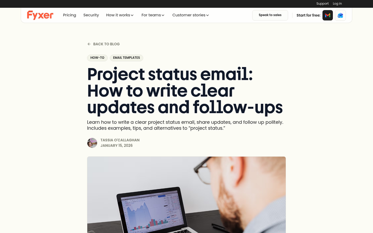 Website project progress update dashboard screenshot