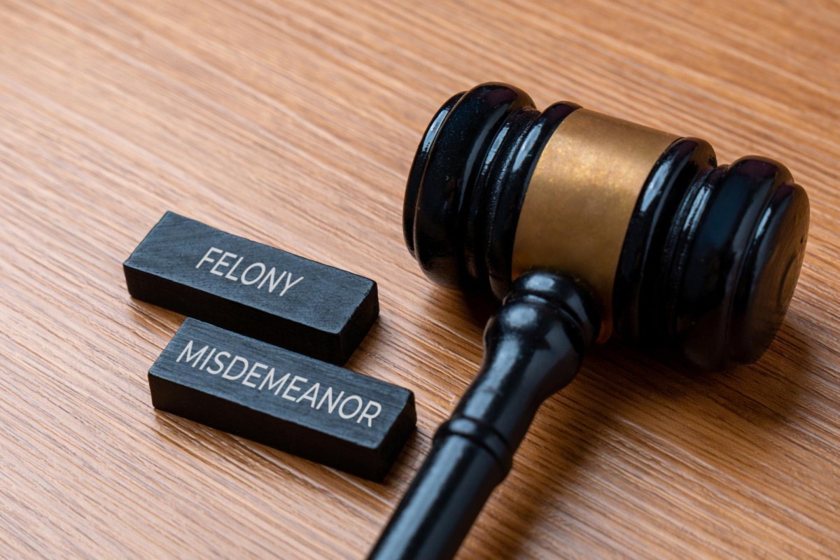 Judge's gavel on legal documents