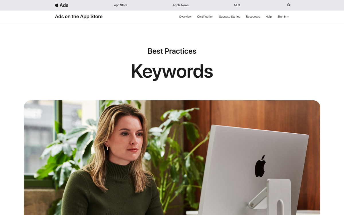 App Store listing elements screenshot example