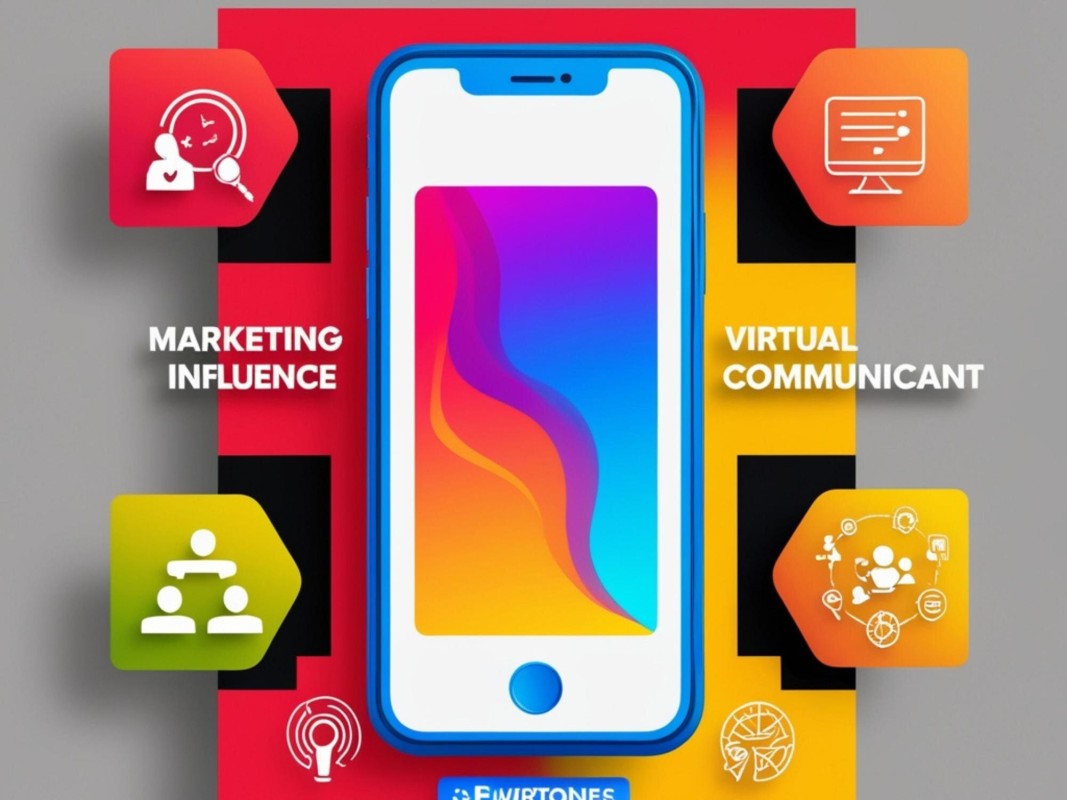 Smartphone displaying targeted mobile advertising campaign