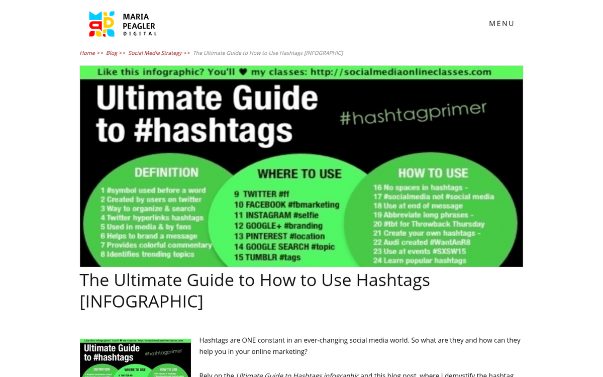 Hashtag promotion strategy on social media