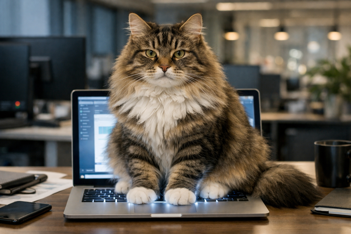 Meme showing misaligned website traffic priorities