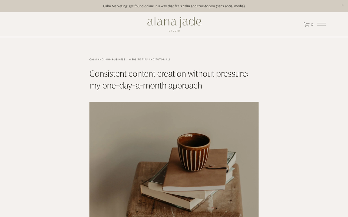 Abandoned website with no recent activity