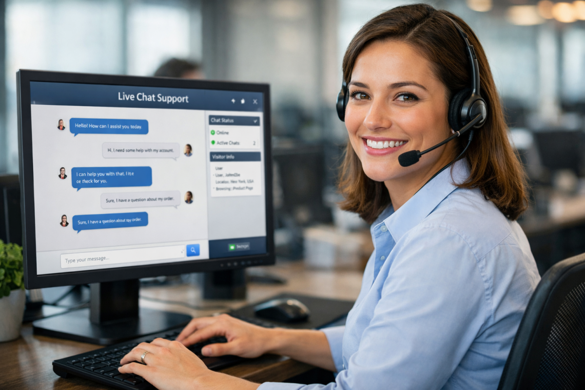 Zendesk Chat live chat interface screenshot