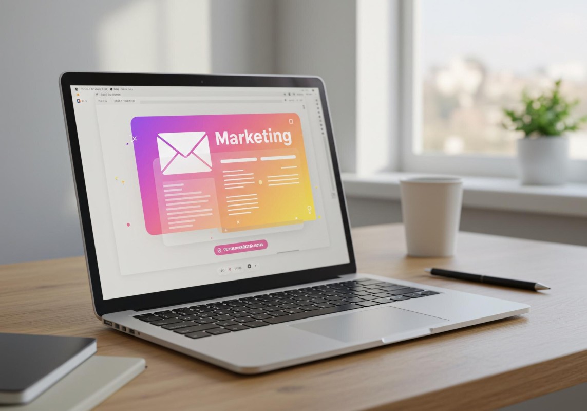 Email marketing campaign dashboard interface