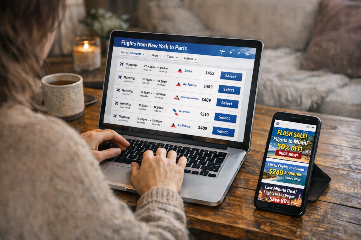 Expedia retargeting ad example screenshot