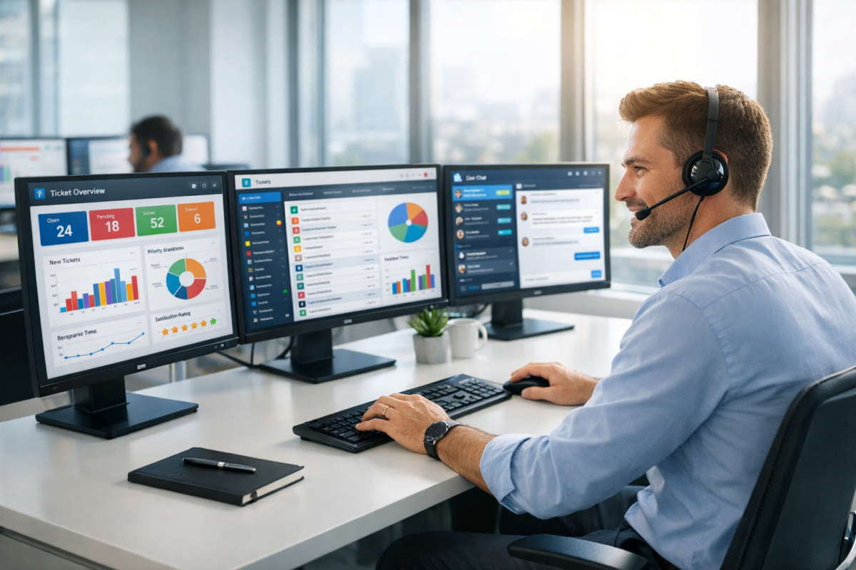 Freshdesk retargeting ad example screenshot