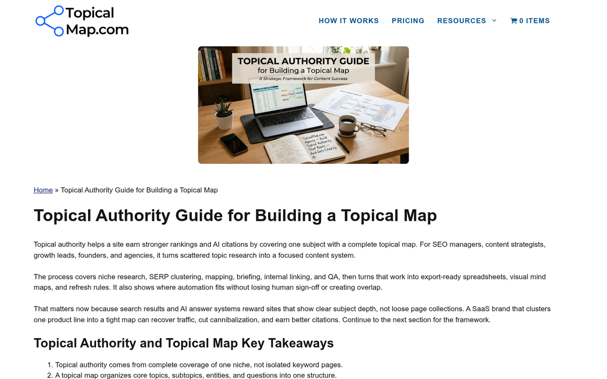 Overlapping content topics weakening site authority