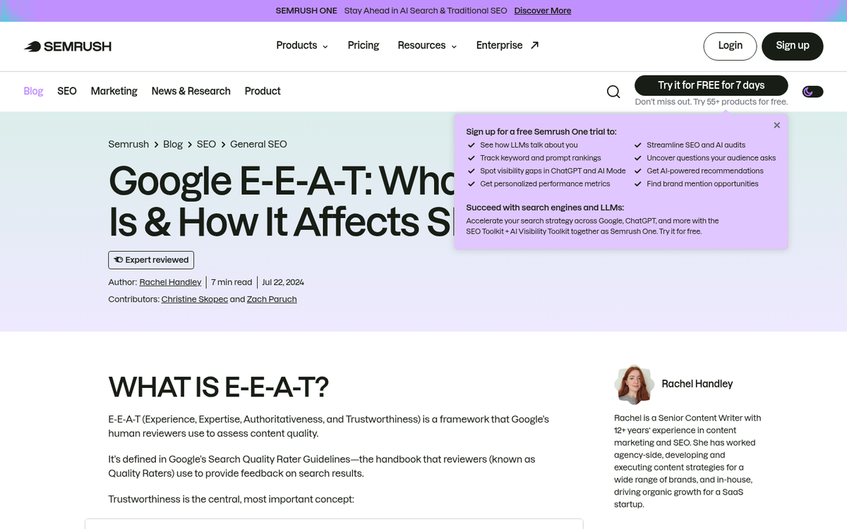 Human editor refining AI-generated content on screen