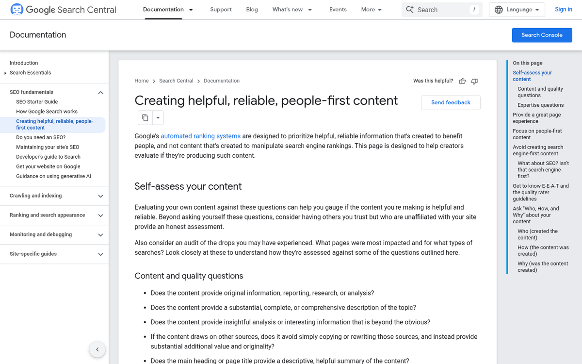 Ongoing content audit cycle dashboard screenshot