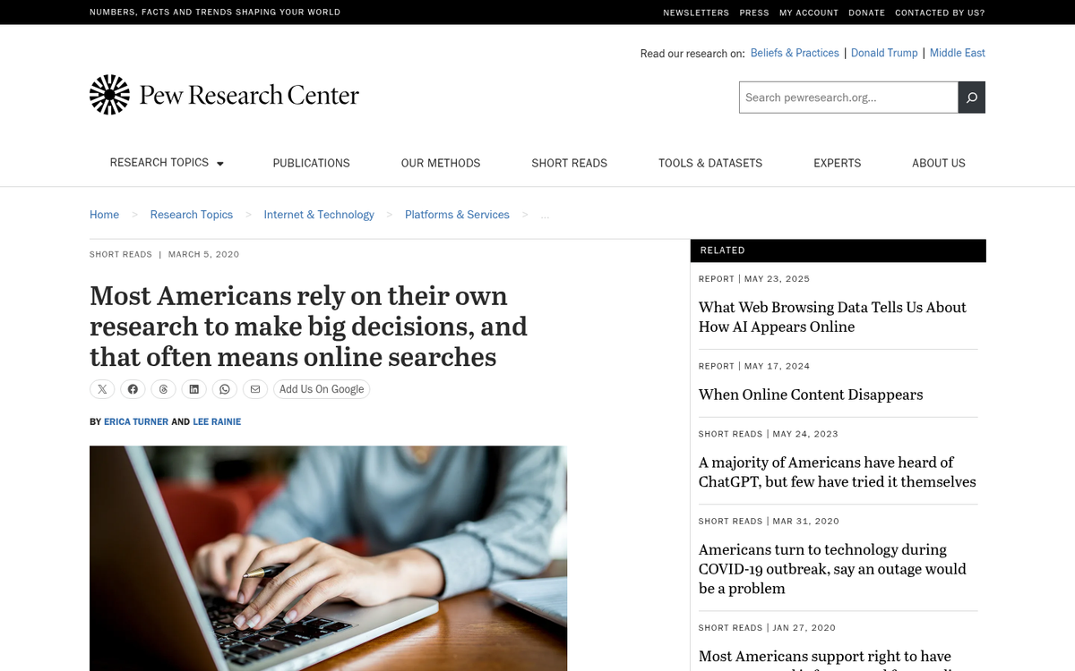 Website content displayed in browser screenshot