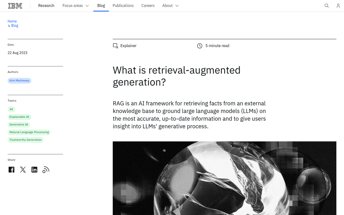Diverse content sources feeding RAG system