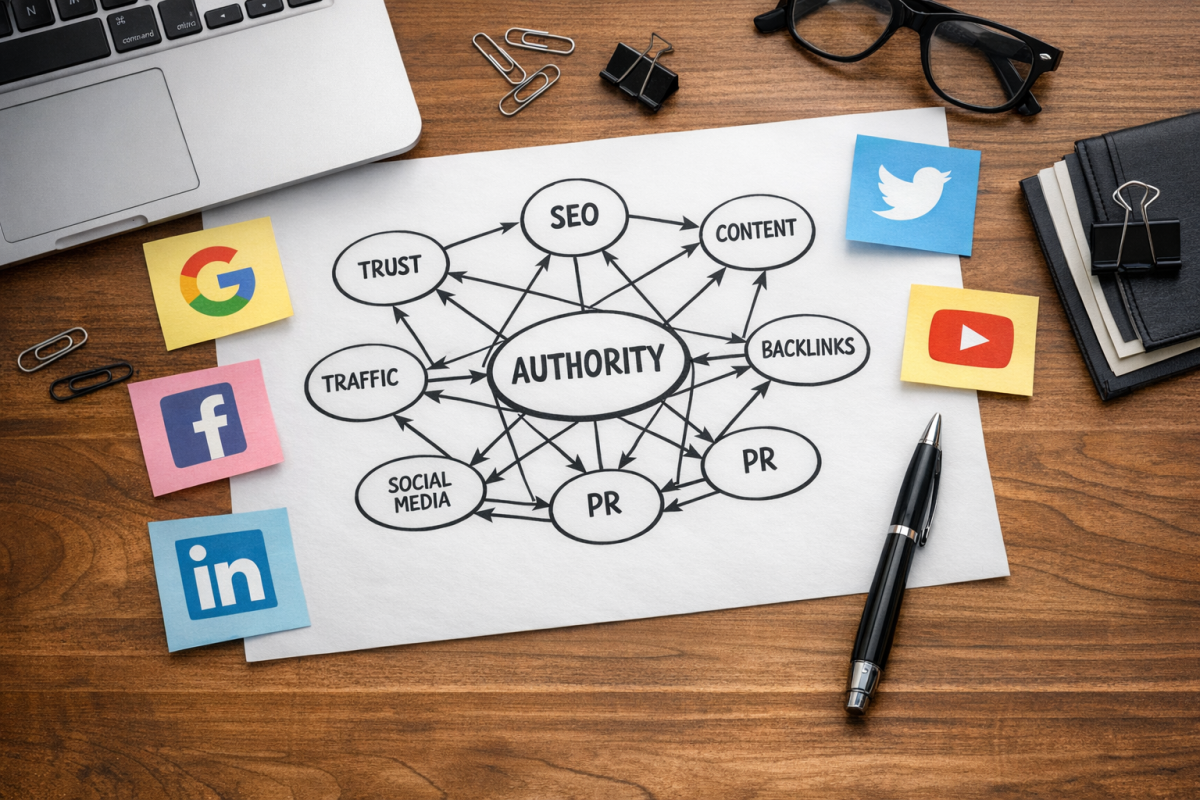 Signals strengthening or weakening entity authority