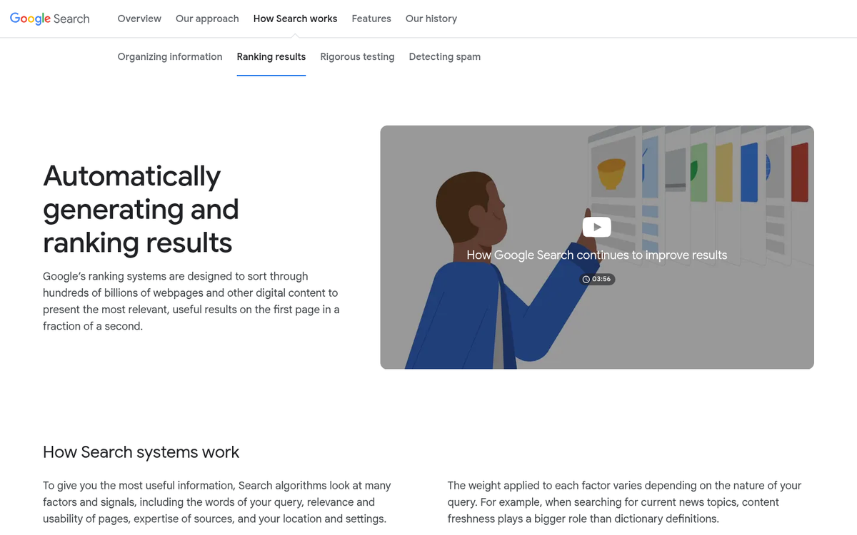 Website screenshot showing E-E-A-T trust signals