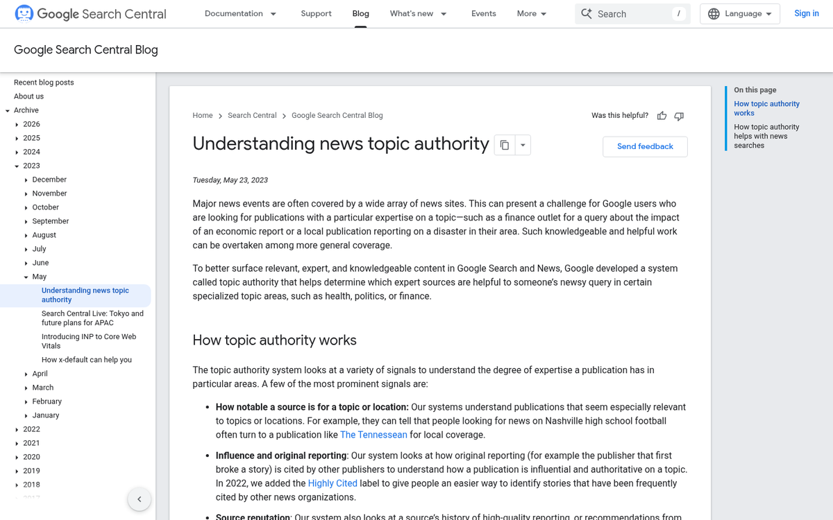 Google rewarding websites with deep subject expertise