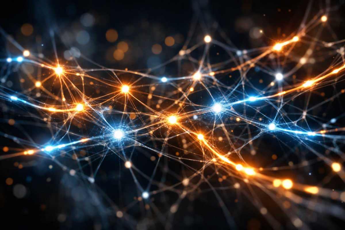 Neural network processing language connections visually