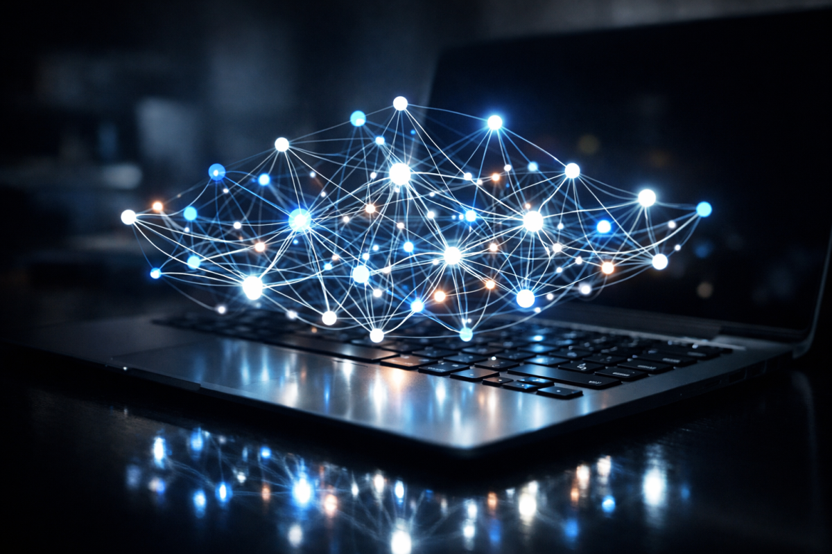 Neural network analyzing digital content layers