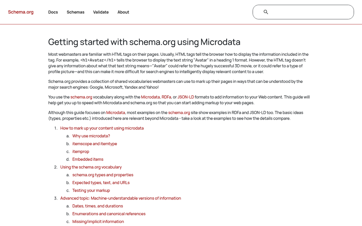 Website content with highlighted entity labels