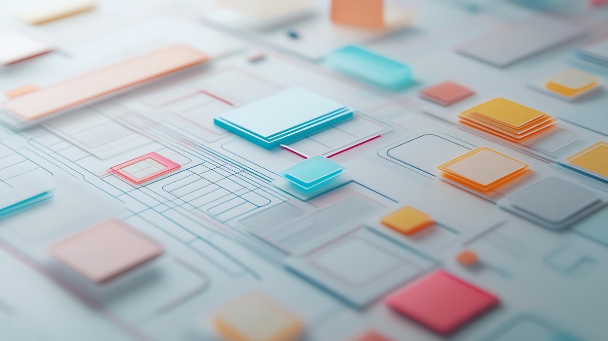Organized faceted search filter interface layout