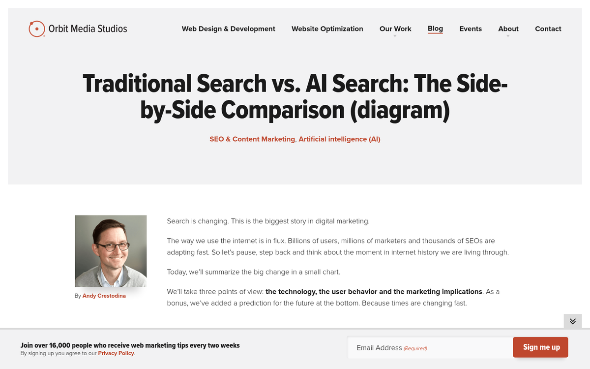 AI answer engine versus search results comparison