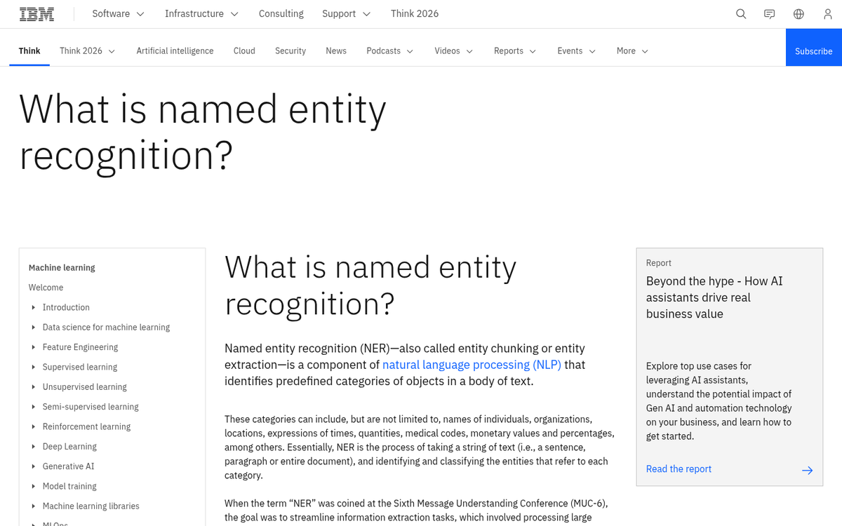 Machine learning model analyzing digital content patterns