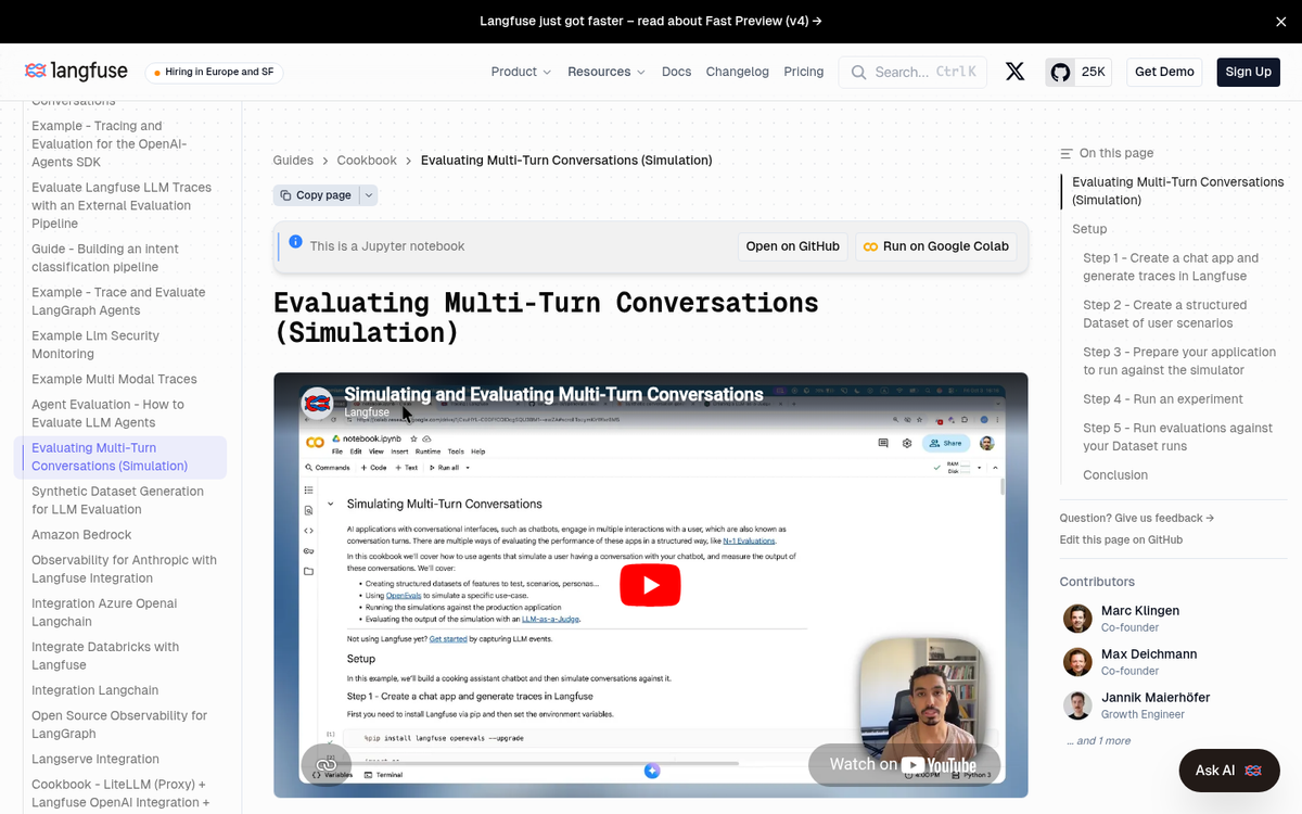 Multi-turn chat conversation across various topics