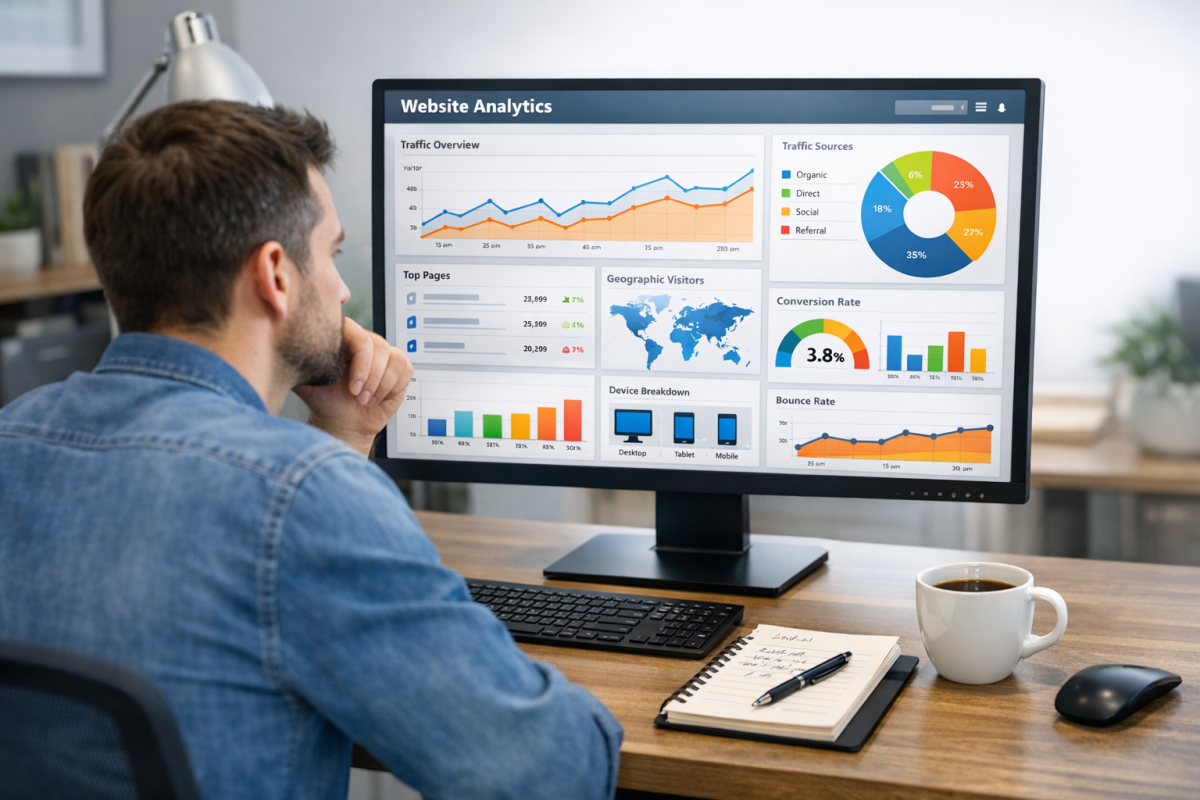 Analytics dashboard tracking featured snippet performance