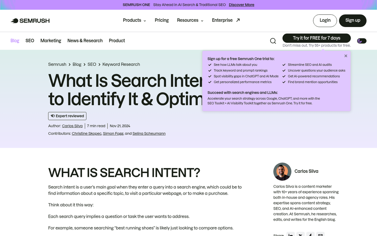 Summary data visualized as strategic visibility chart