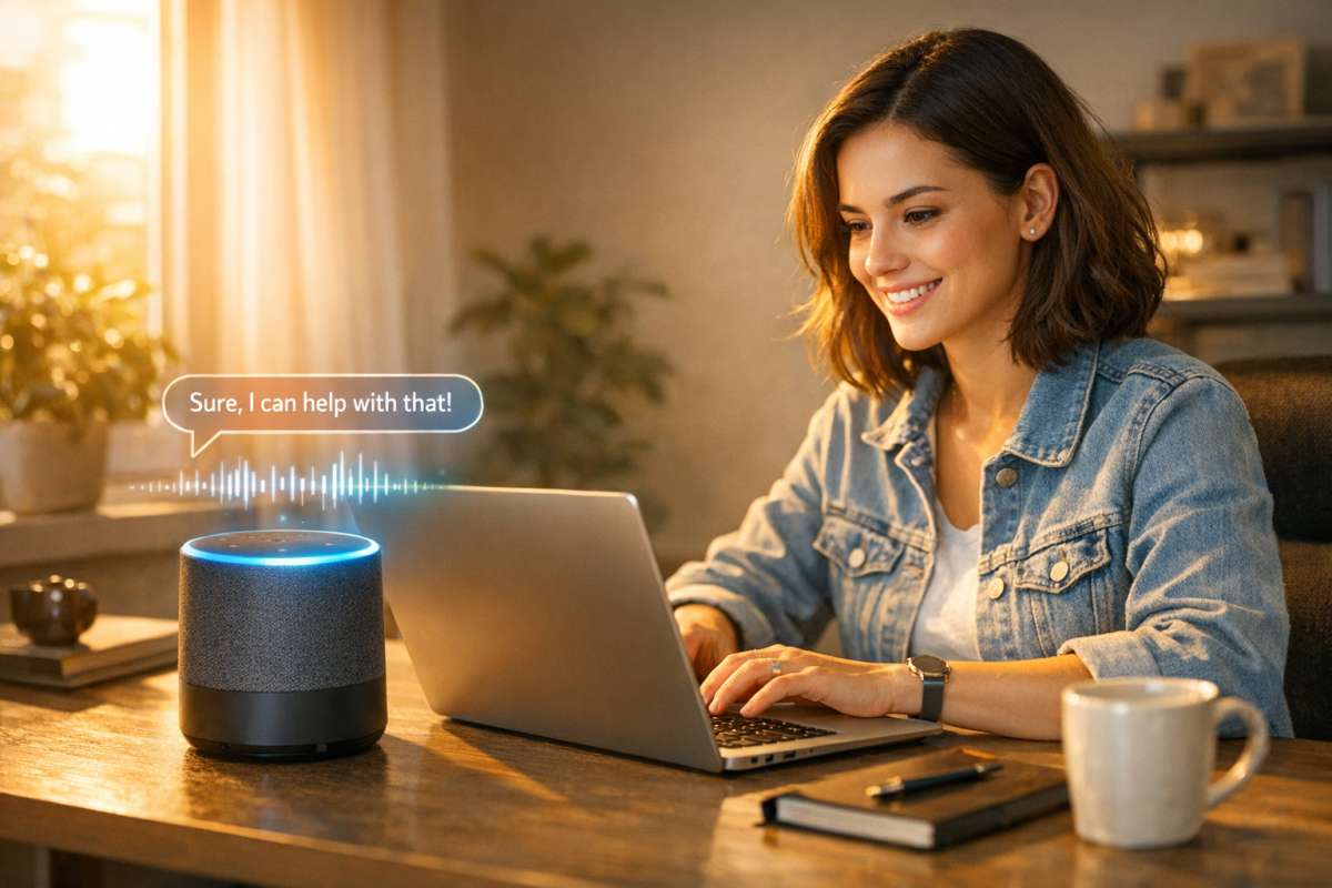 Voice search result highlighted as top answer