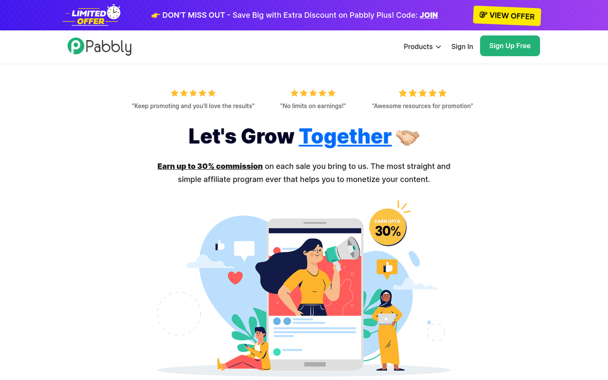 Pabbly affiliate program monthly recurring commission details