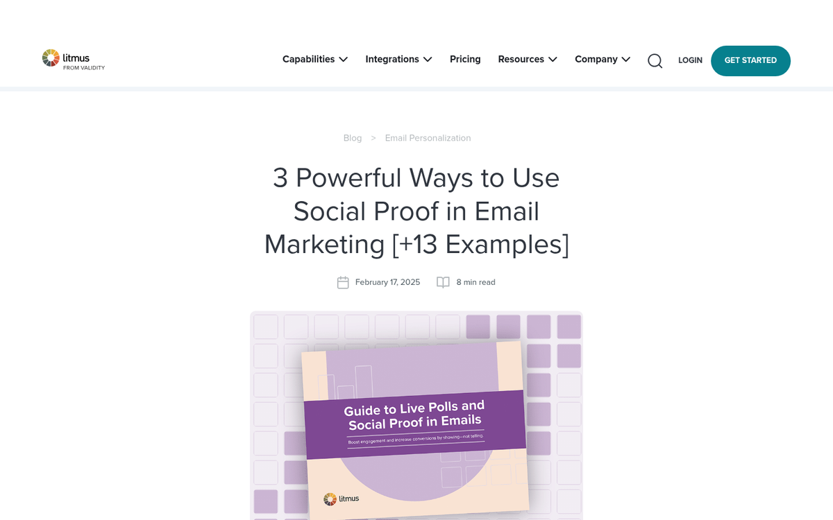 Squeeze page displaying customer testimonials and reviews