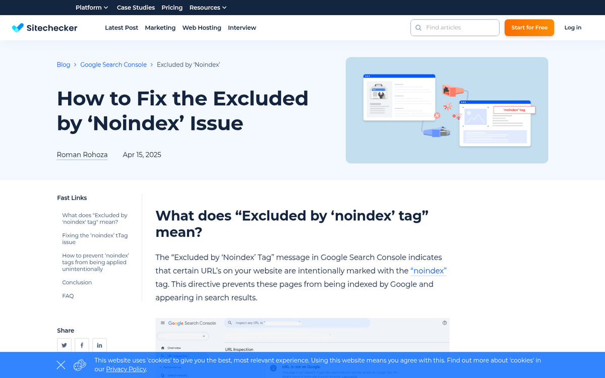 Website robots.txt file blocking search engines