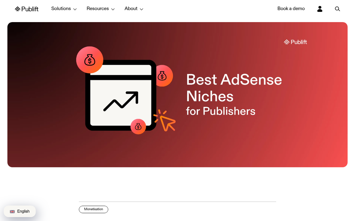 Niche website analytics traffic comparison chart