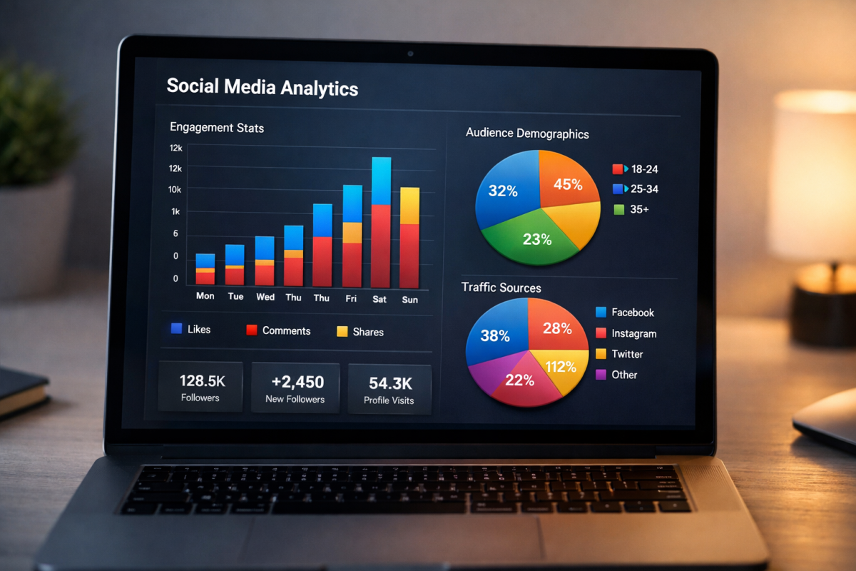 Twitter traffic conversion rate data chart