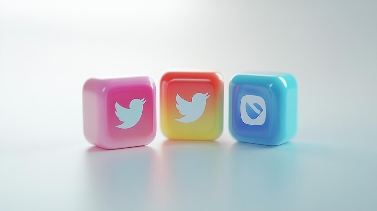 Social media platforms displayed on smartphone screen