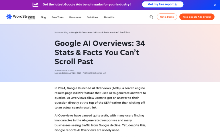 AI Overview search result on Google