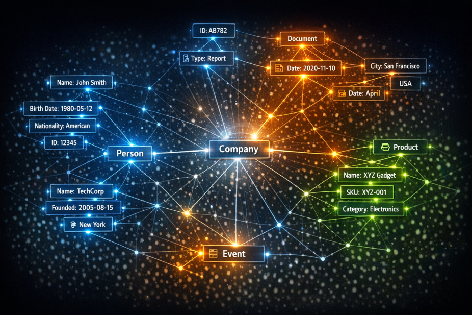 Wikidata brand entity core properties diagram