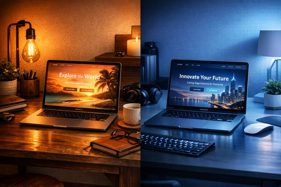Two builders compared for landing pages