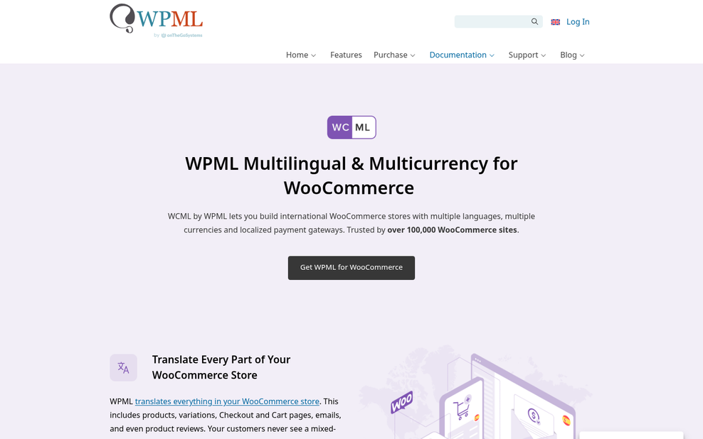 WooCommerce multilingual plugin settings interface