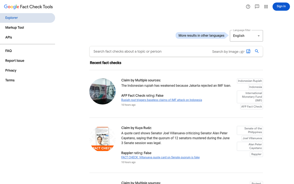 Checklist for verifying AI-generated content claims