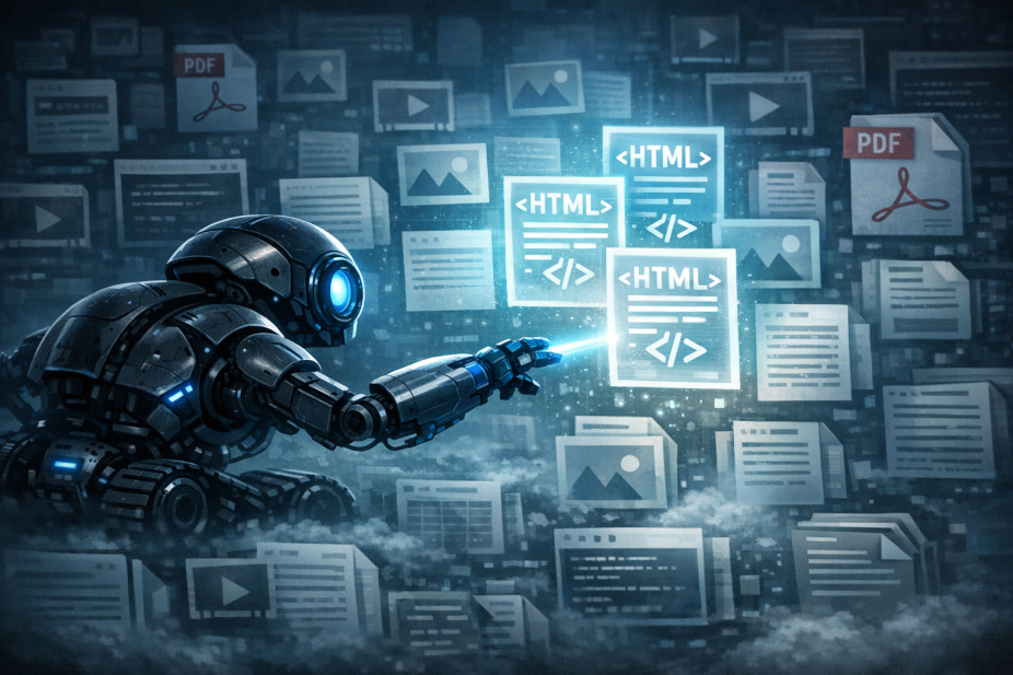 AI crawler prioritizing high-value website pages