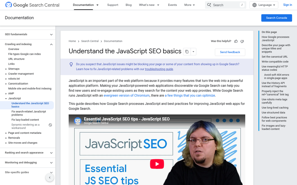 JavaScript rendering gap blocking AI bot crawl
